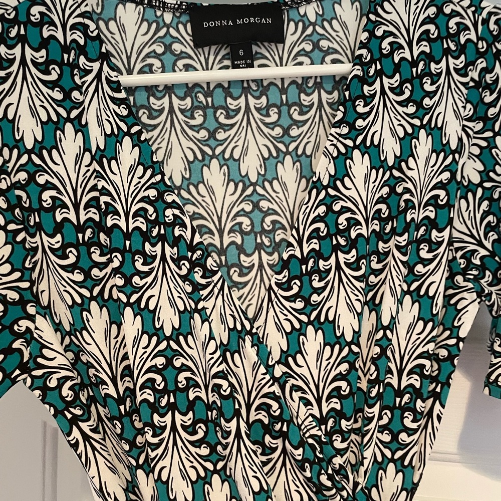 Wrap midi dress, very soft with tie in the back.